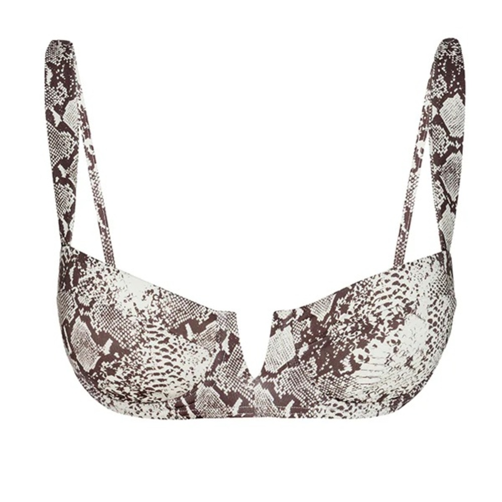 Monday Swimwear Bikini Set Clovelly Top and Isla Mujeres Bottoms - New Snake